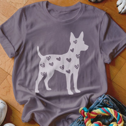 Rat Terrier Hearts Shirt - The Pawsitive Initiative
