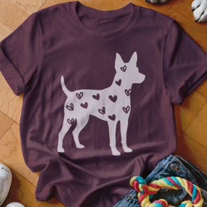 Rat Terrier Hearts Shirt - The Pawsitive Initiative