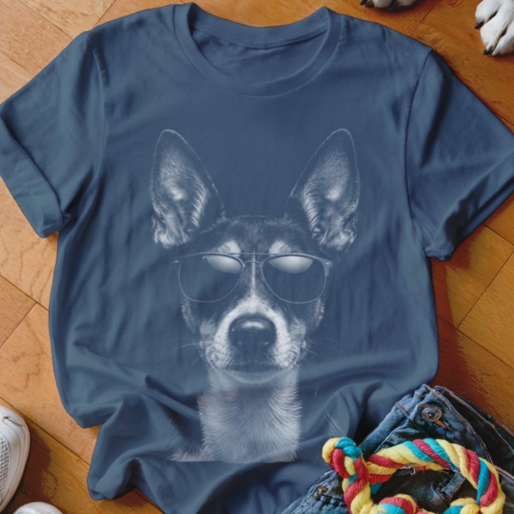 Rat Terrier in Aviators Shirt - The Pawsitive Initiative