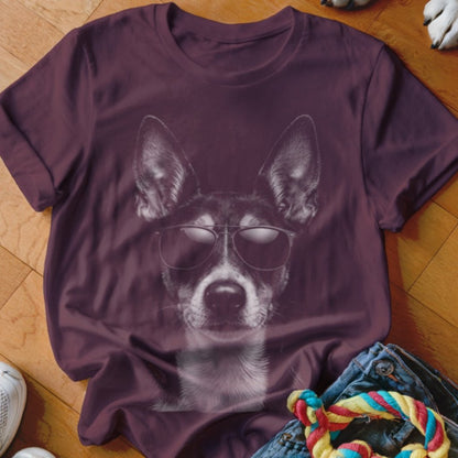 Rat Terrier in Aviators Shirt - The Pawsitive Initiative