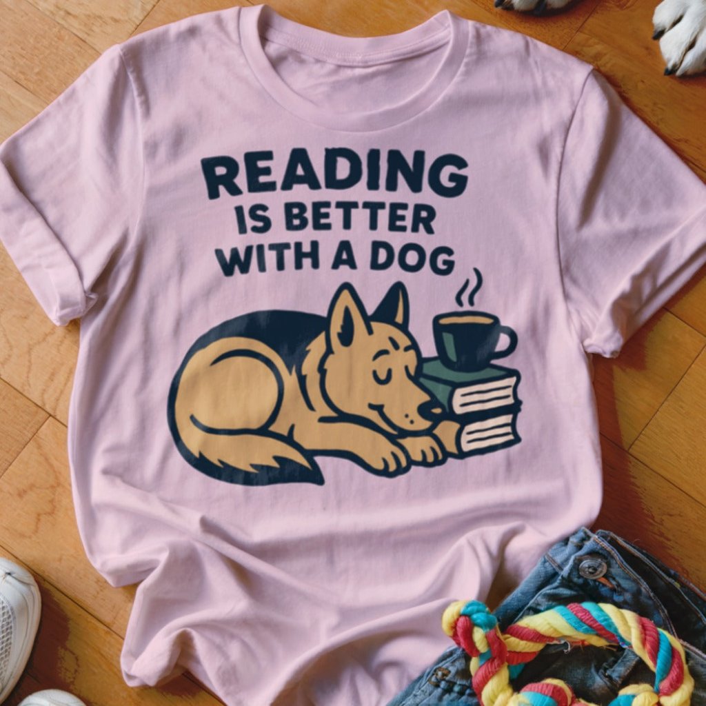 Reading is Better with a Dog Shirt - The Pawsitive Initiative