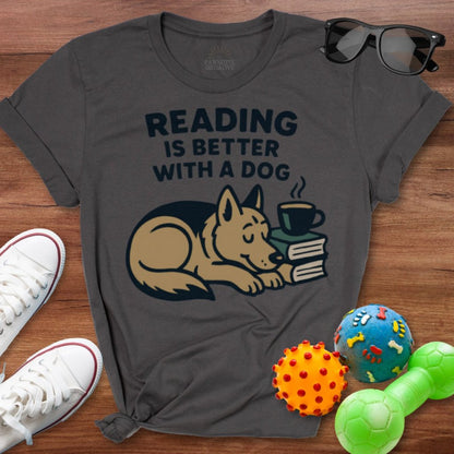 Reading is Better with a Dog Shirt - The Pawsitive Initiative
