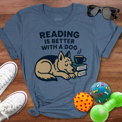 Reading is Better with a Dog Shirt - The Pawsitive Initiative