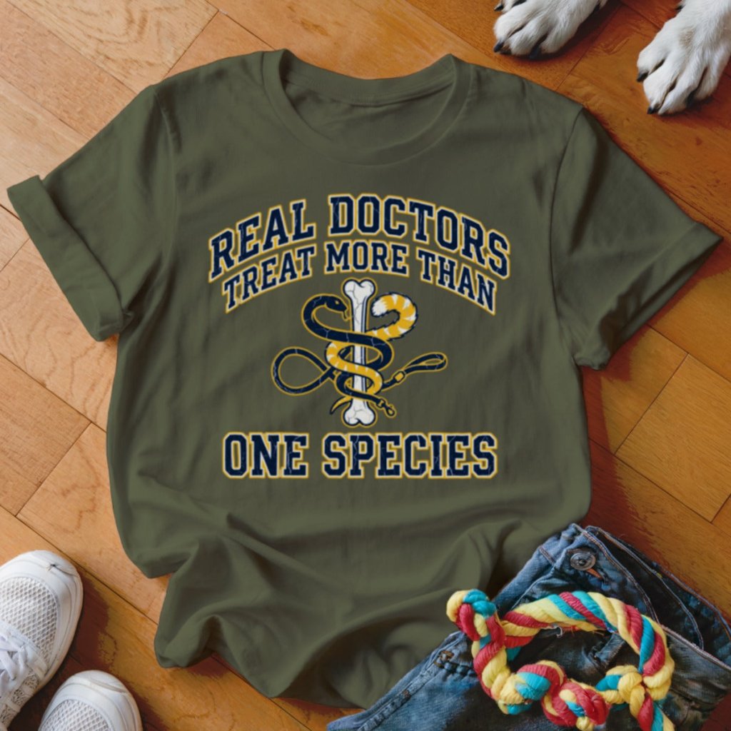 Real Doctors Shirt - The Pawsitive Initiative