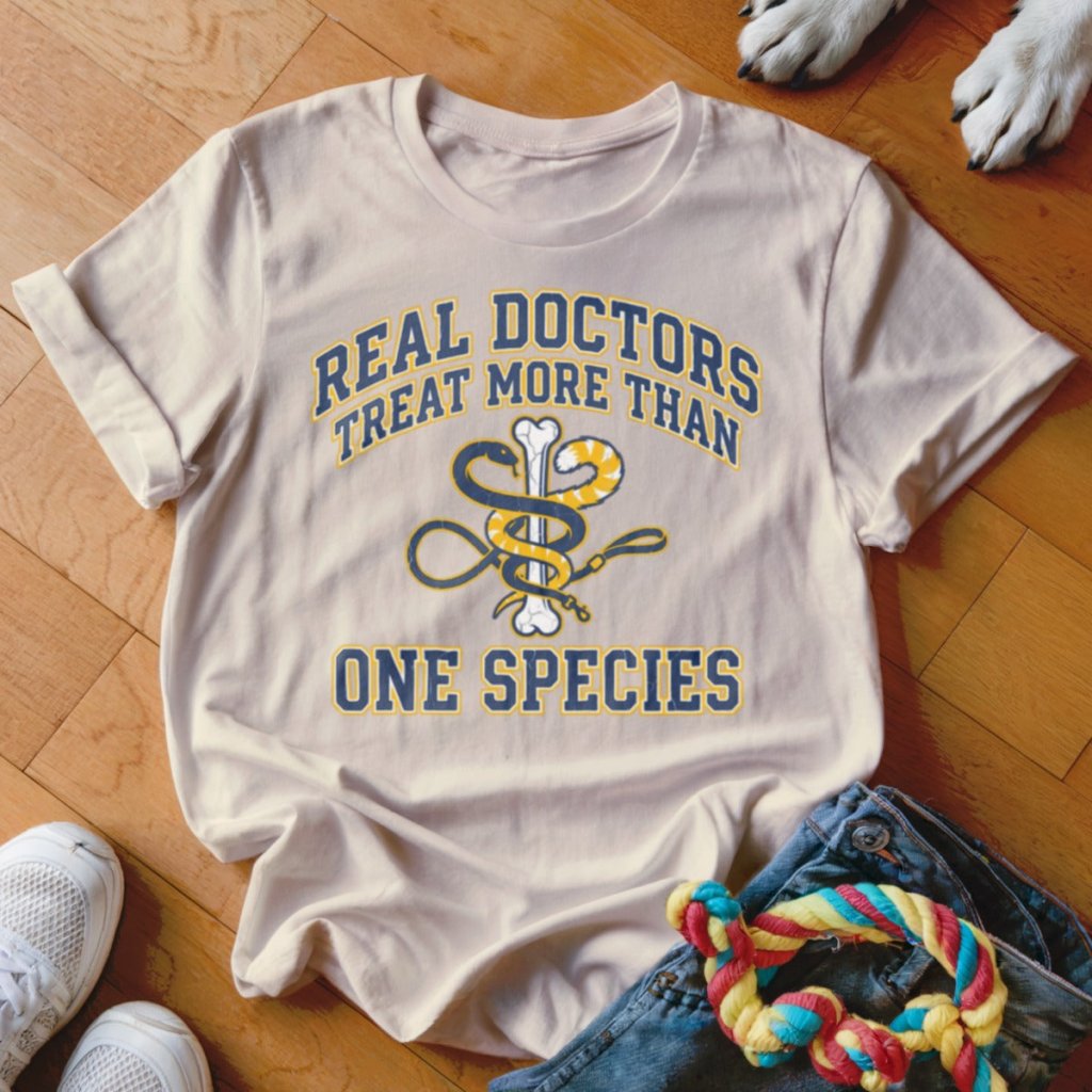 Real Doctors Shirt - The Pawsitive Initiative