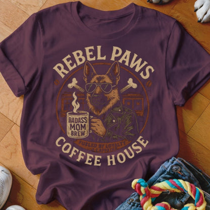 Rebel Paws Coffee House Shirt - The Pawsitive Initiative