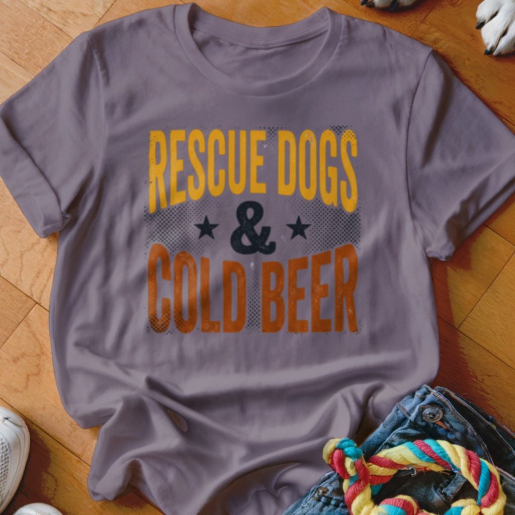 Rescue Dogs & Cold Beer Shirt - The Pawsitive Initiative