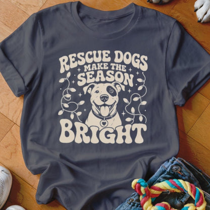 Rescue Dogs Make the Season Bright Shirt - The Pawsitive Initiative