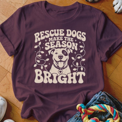 Rescue Dogs Make the Season Bright Shirt - The Pawsitive Initiative