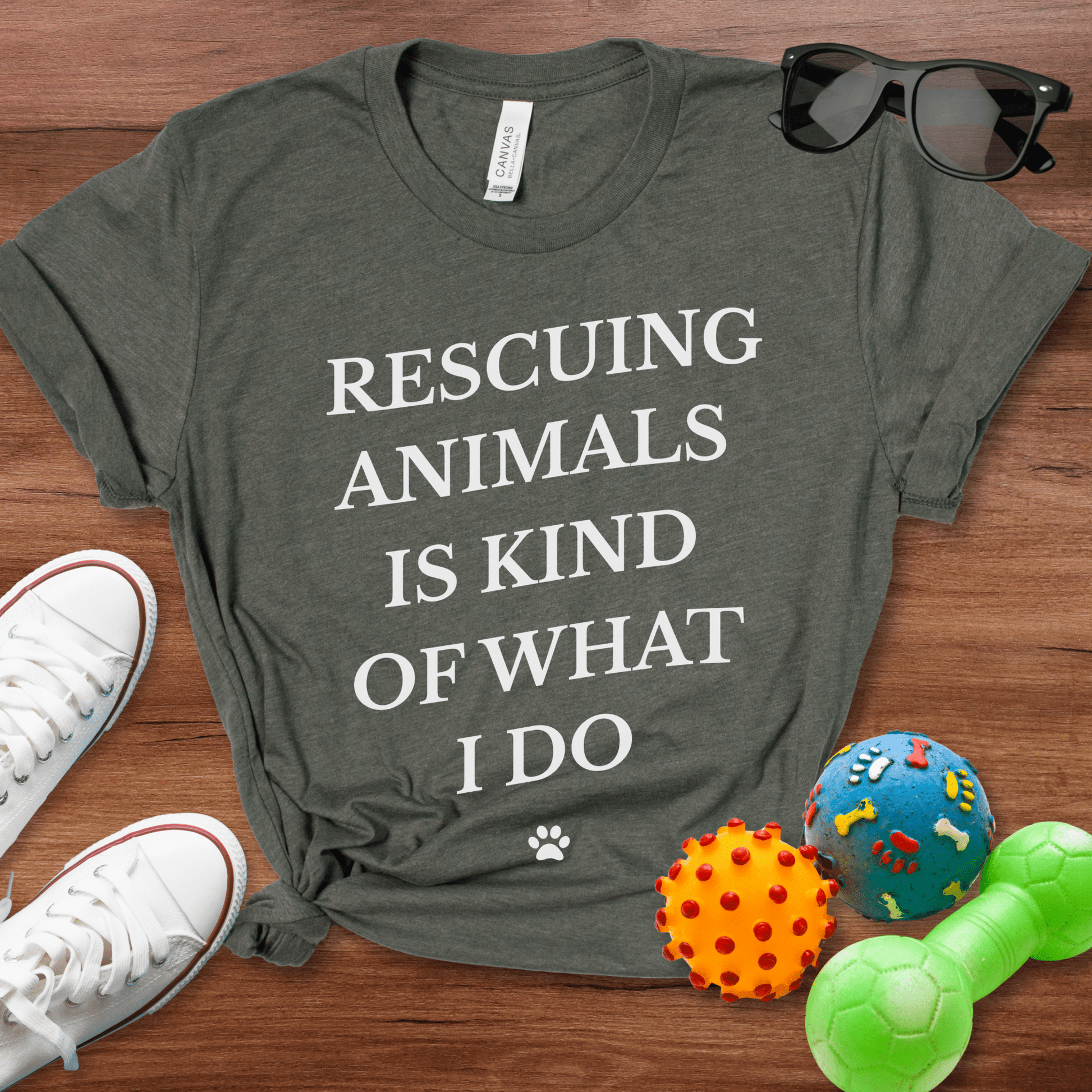 Rescuing Animals Is Kind of What I Do Shirt - The Pawsitive Initiative