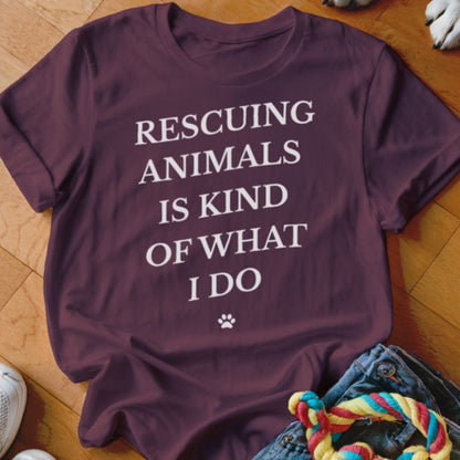 Rescuing Animals Shirt - The Pawsitive Initiative