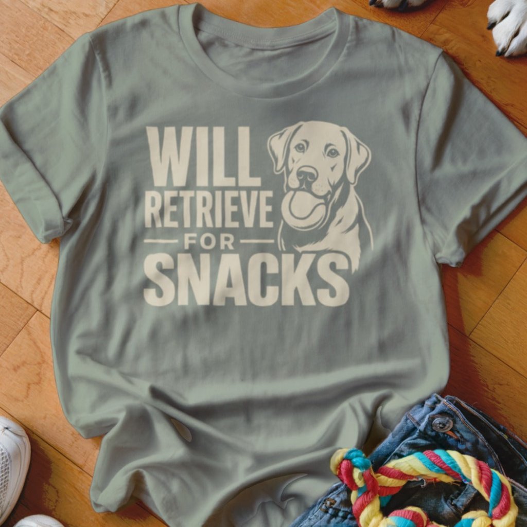 Retriever for Snacks Shirt - The Pawsitive Initiative