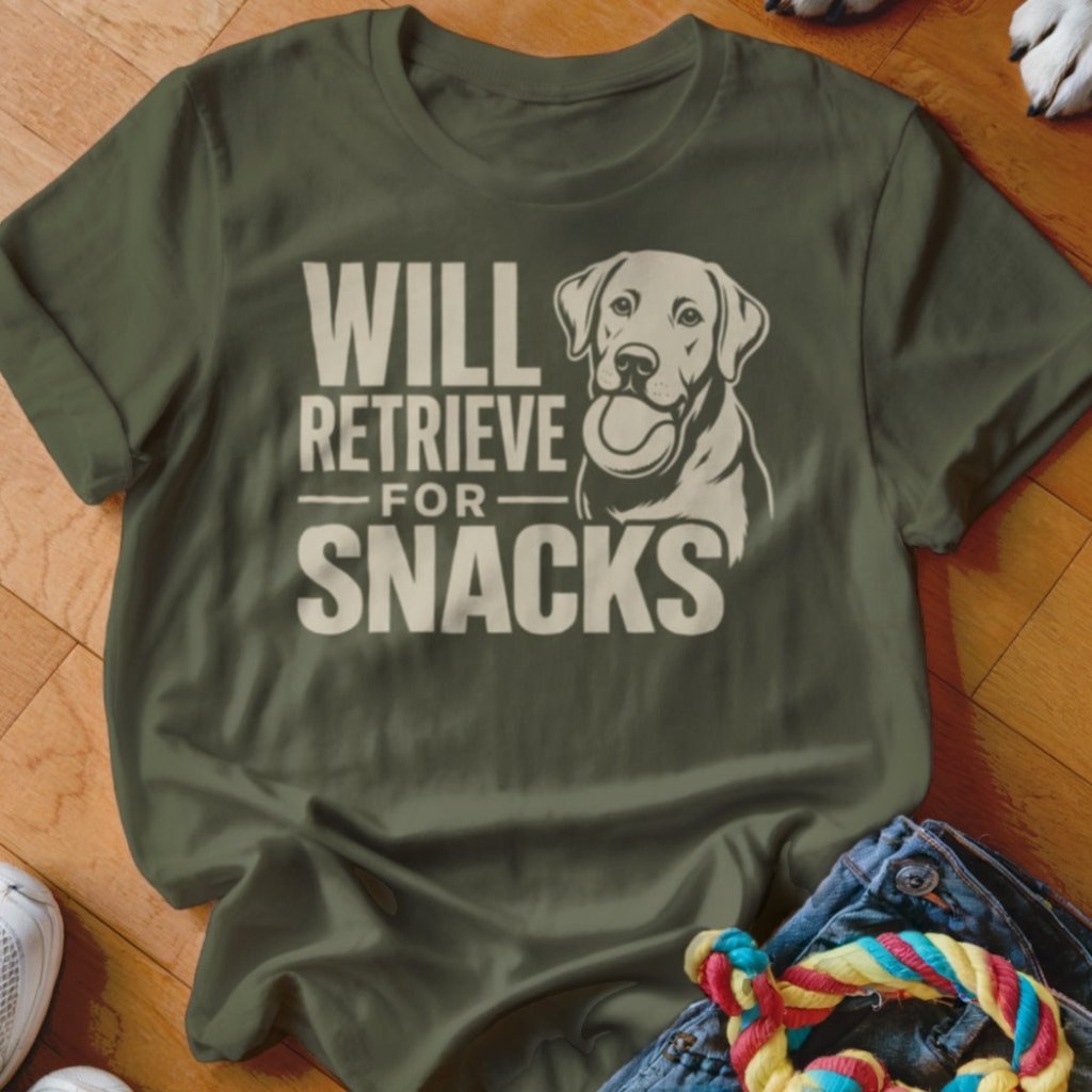 Retriever for Snacks Shirt - The Pawsitive Initiative