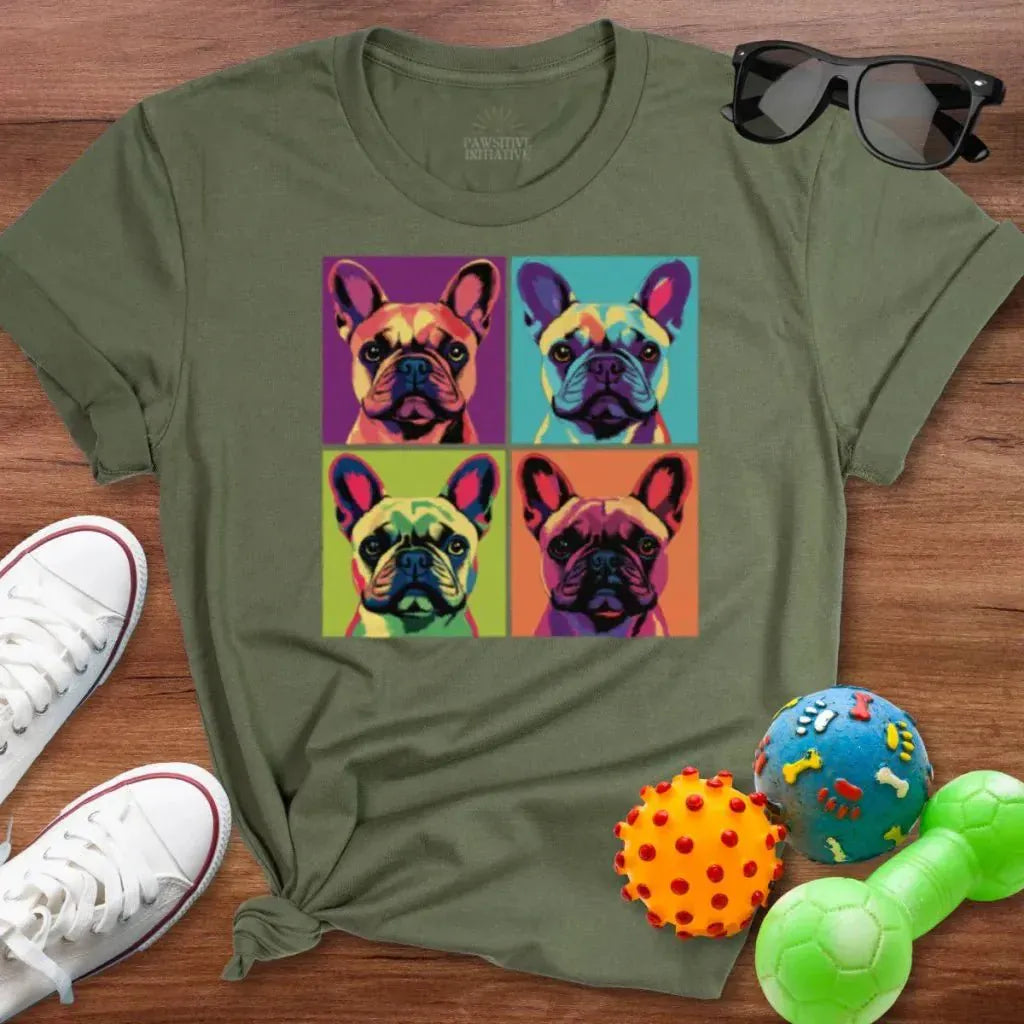 Retro Frenchie Shirt - The Pawsitive Initiative
