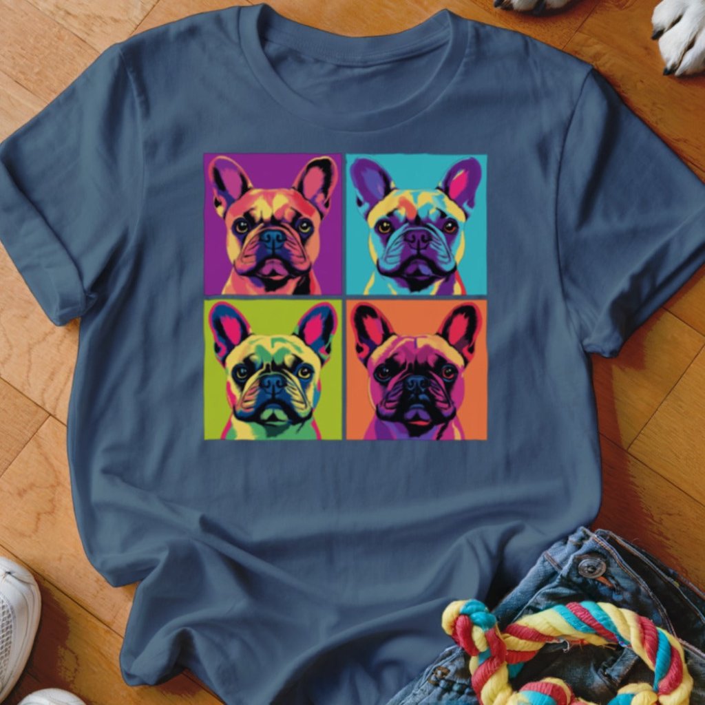 Retro Frenchie Shirt - The Pawsitive Initiative