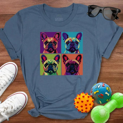 Retro Frenchie Shirt - The Pawsitive Initiative