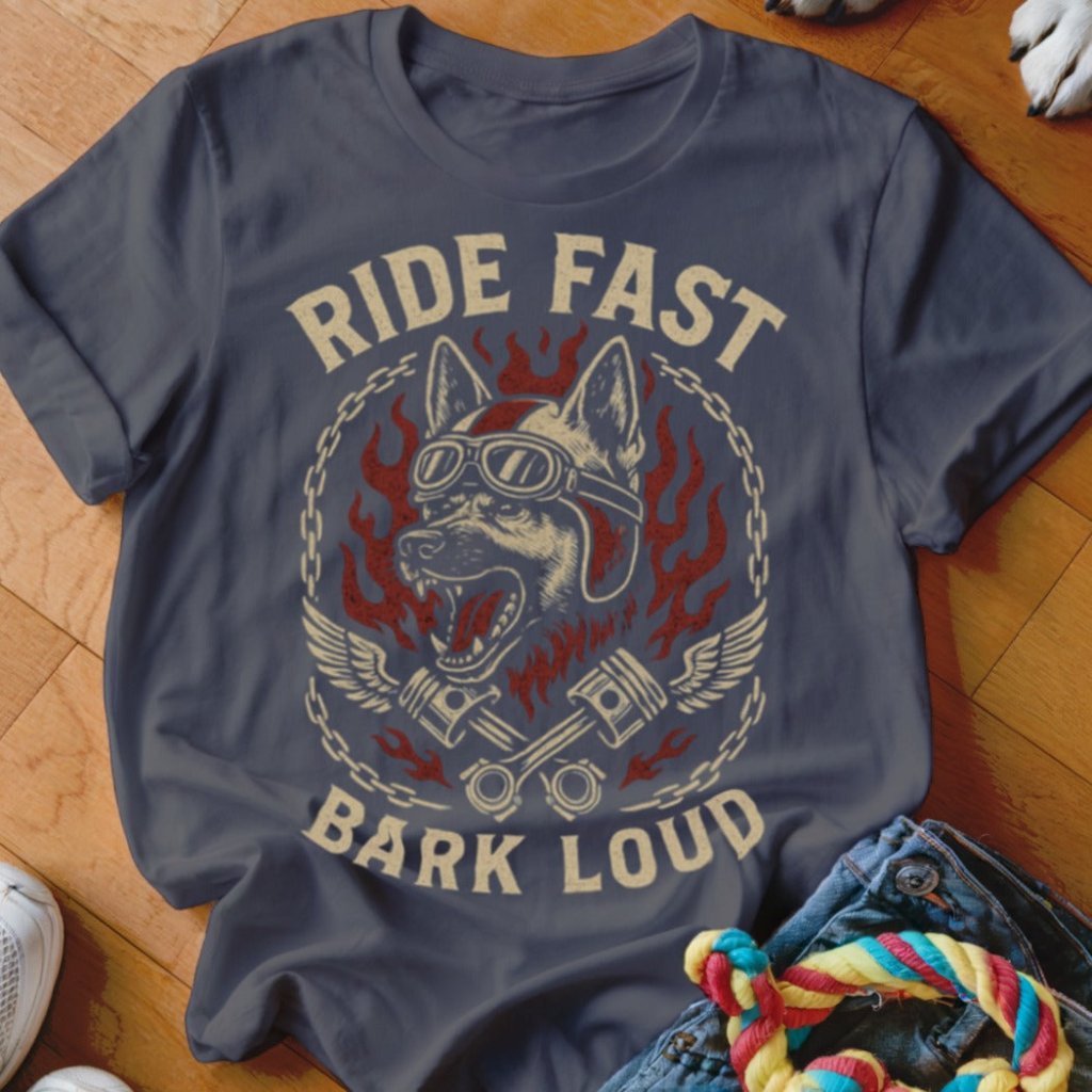 Ride Fast Bark Loud Shirt - The Pawsitive Initiative