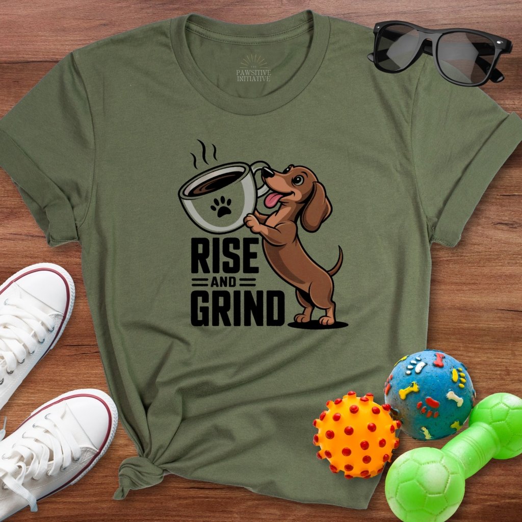 Rise and Grind Shirt - The Pawsitive Initiative