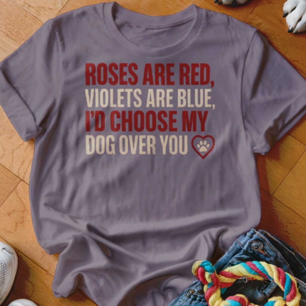 Roses are Red Shirt - The Pawsitive Initiative