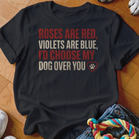 Roses are Red Shirt - The Pawsitive Initiative