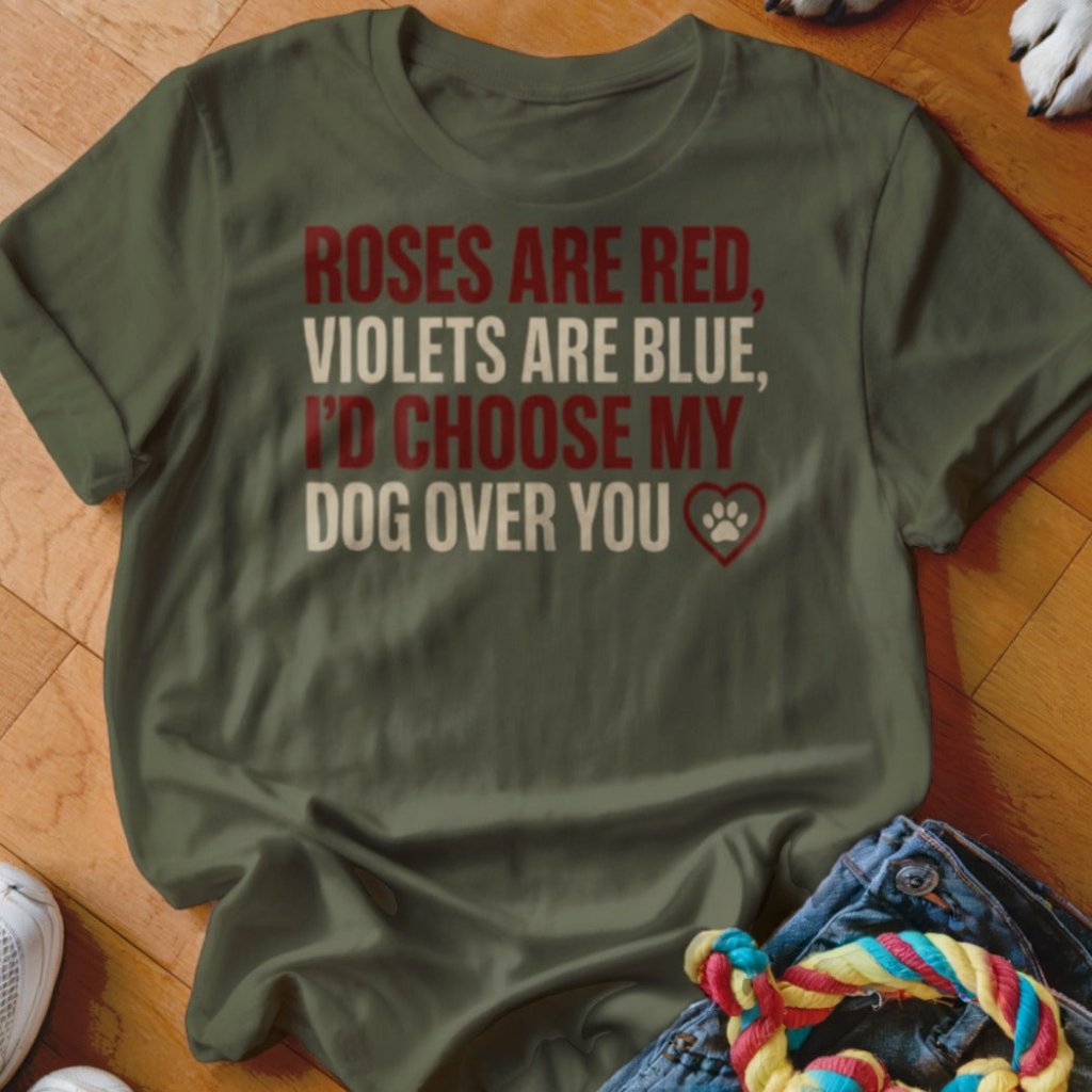 Roses are Red Shirt - The Pawsitive Initiative