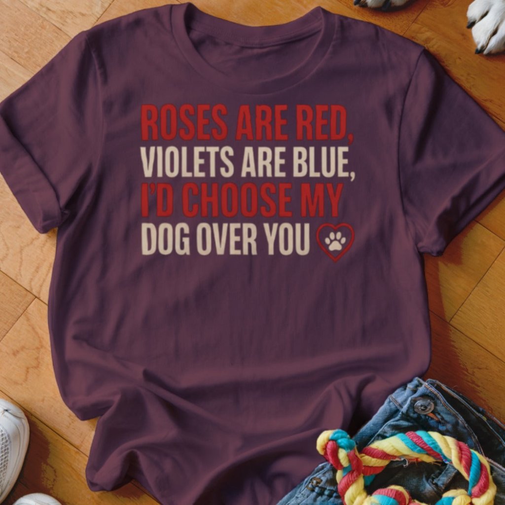 Roses are Red Shirt - The Pawsitive Initiative