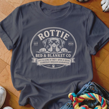 Rottie Bed & Blanket Co Shirt - The Pawsitive Initiative