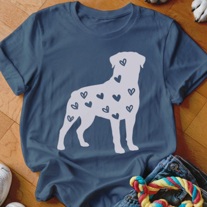 Rottie Hearts Shirt - The Pawsitive Initiative