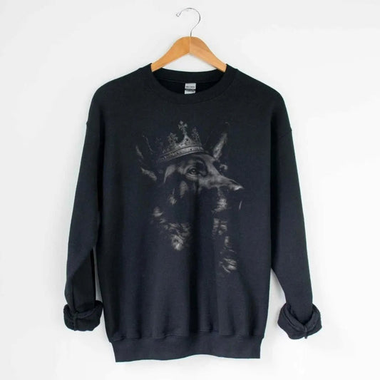 Royal Shepherd Silhouette Sweatshirt - The Pawsitive Initiative