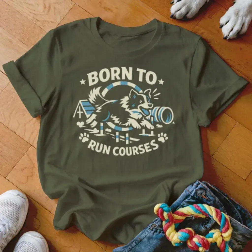 Run Courses Shirt - The Pawsitive Initiative