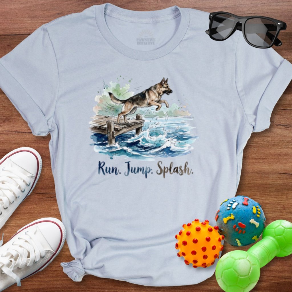 Run Jump Shirt - The Pawsitive Initiative