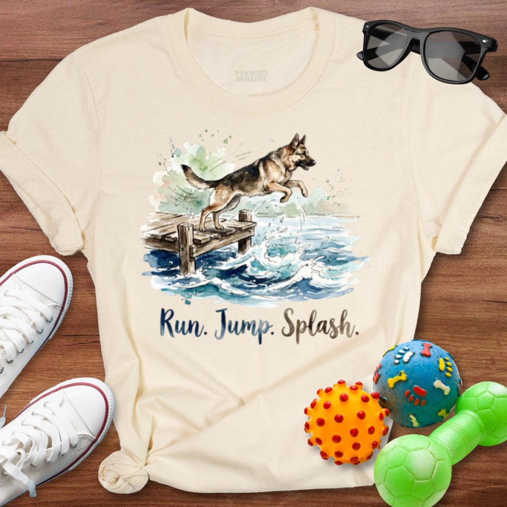 Run Jump Shirt - The Pawsitive Initiative