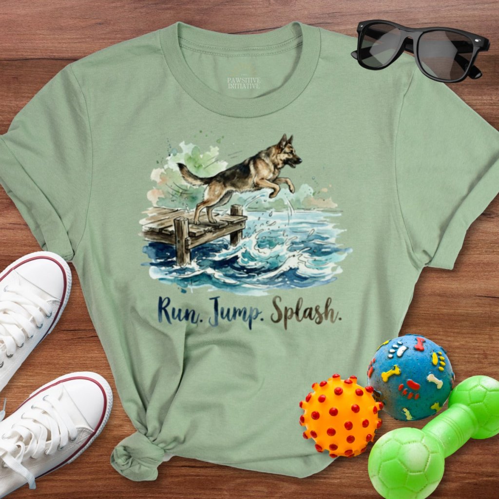 Run Jump Shirt - The Pawsitive Initiative