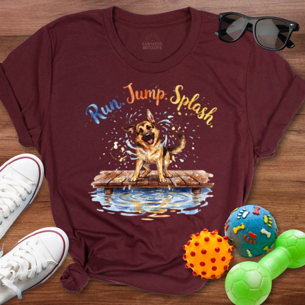 Run Jump Splash Shirt - The Pawsitive Initiative