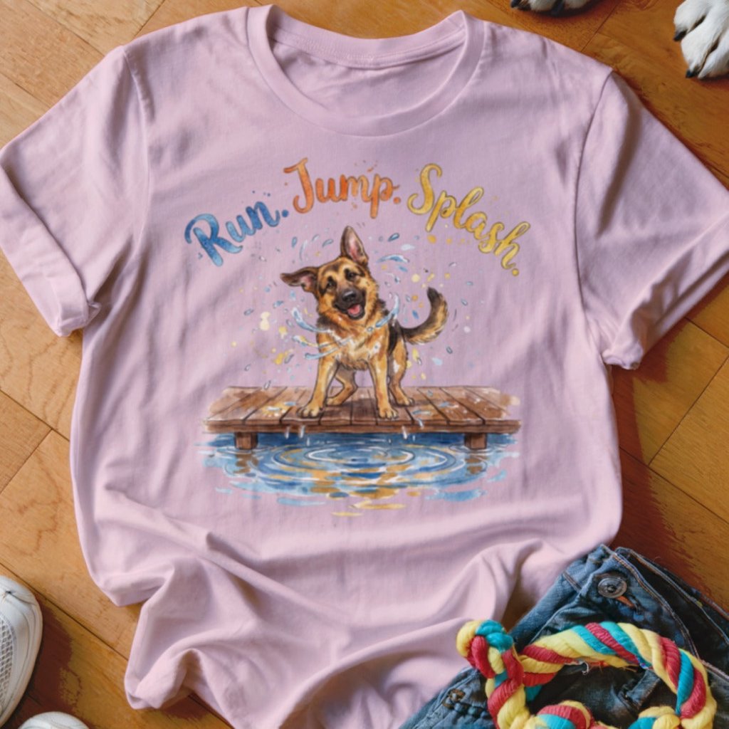 Run Jump Splash Shirt - The Pawsitive Initiative