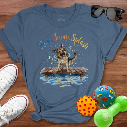 Run Jump Splash Shirt - The Pawsitive Initiative