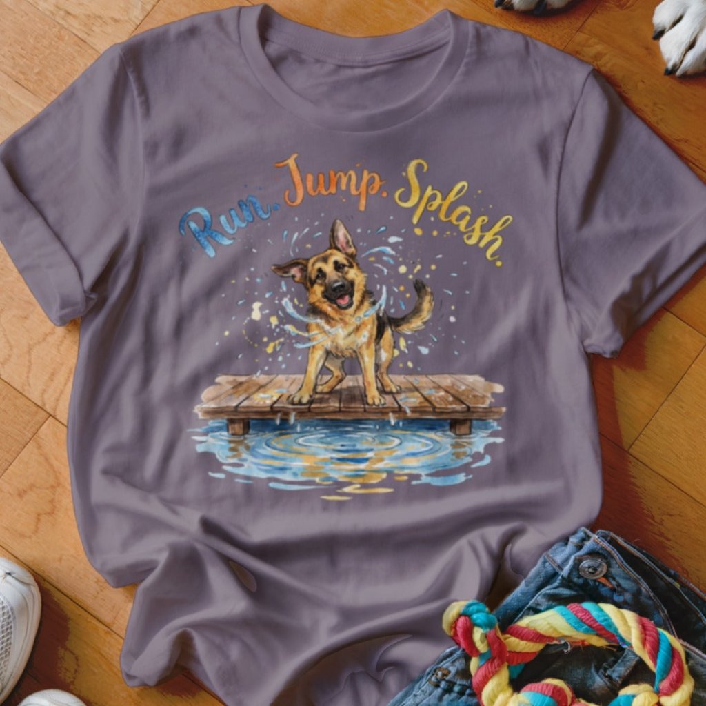 Run Jump Splash Shirt - The Pawsitive Initiative