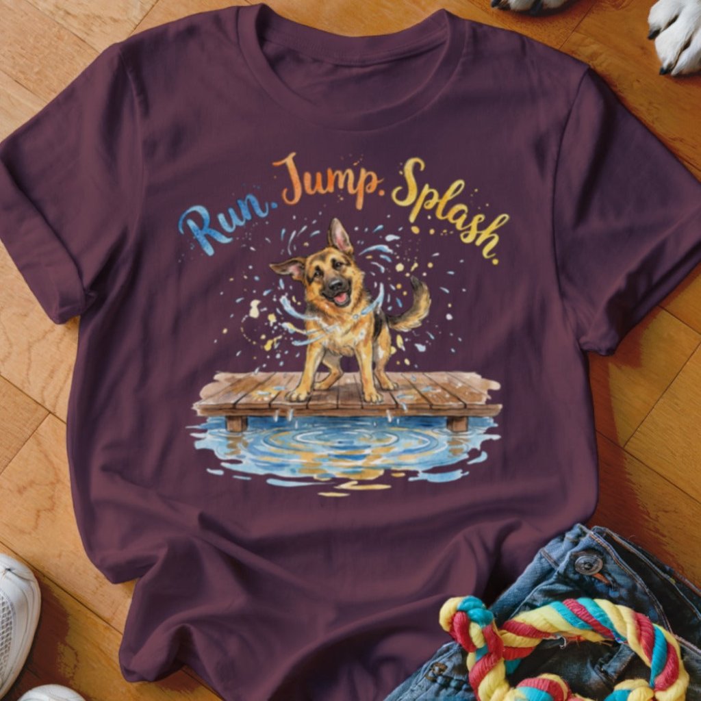 Run Jump Splash Shirt - The Pawsitive Initiative