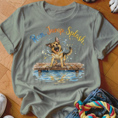Run Jump Splash Shirt - The Pawsitive Initiative