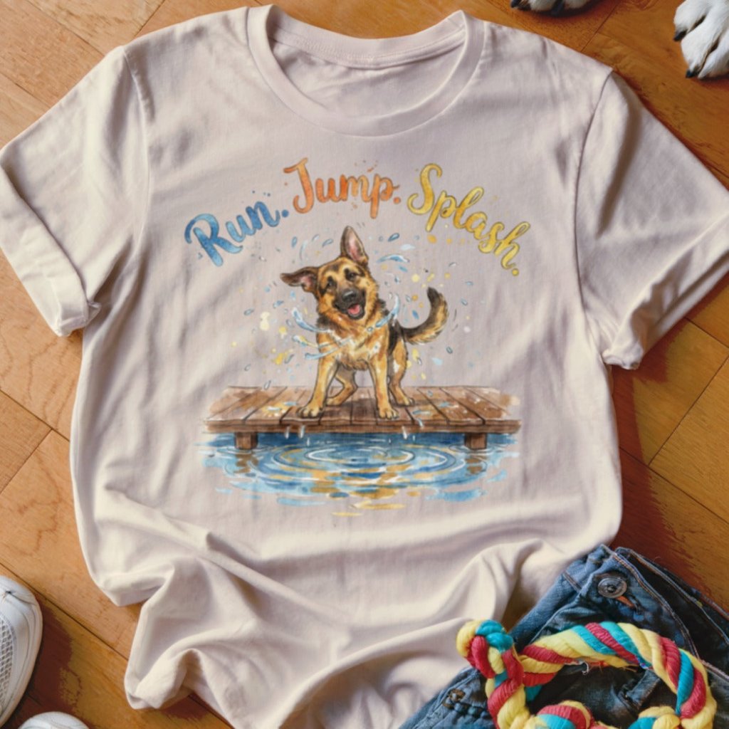 Run Jump Splash Shirt - The Pawsitive Initiative