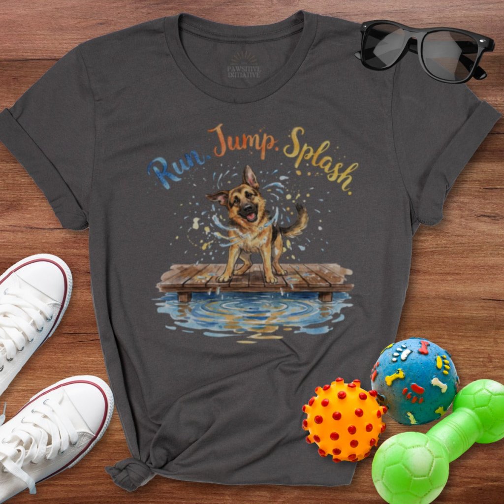 Run Jump Splash Shirt - The Pawsitive Initiative