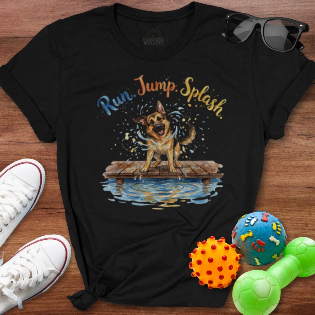 Run Jump Splash Shirt - The Pawsitive Initiative