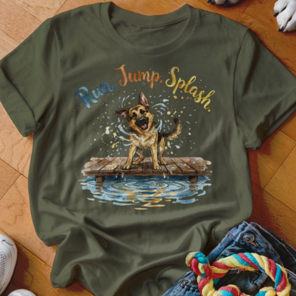 Run Jump Splash Shirt - The Pawsitive Initiative