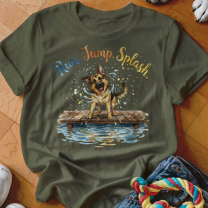 Run Jump Splash Shirt - The Pawsitive Initiative