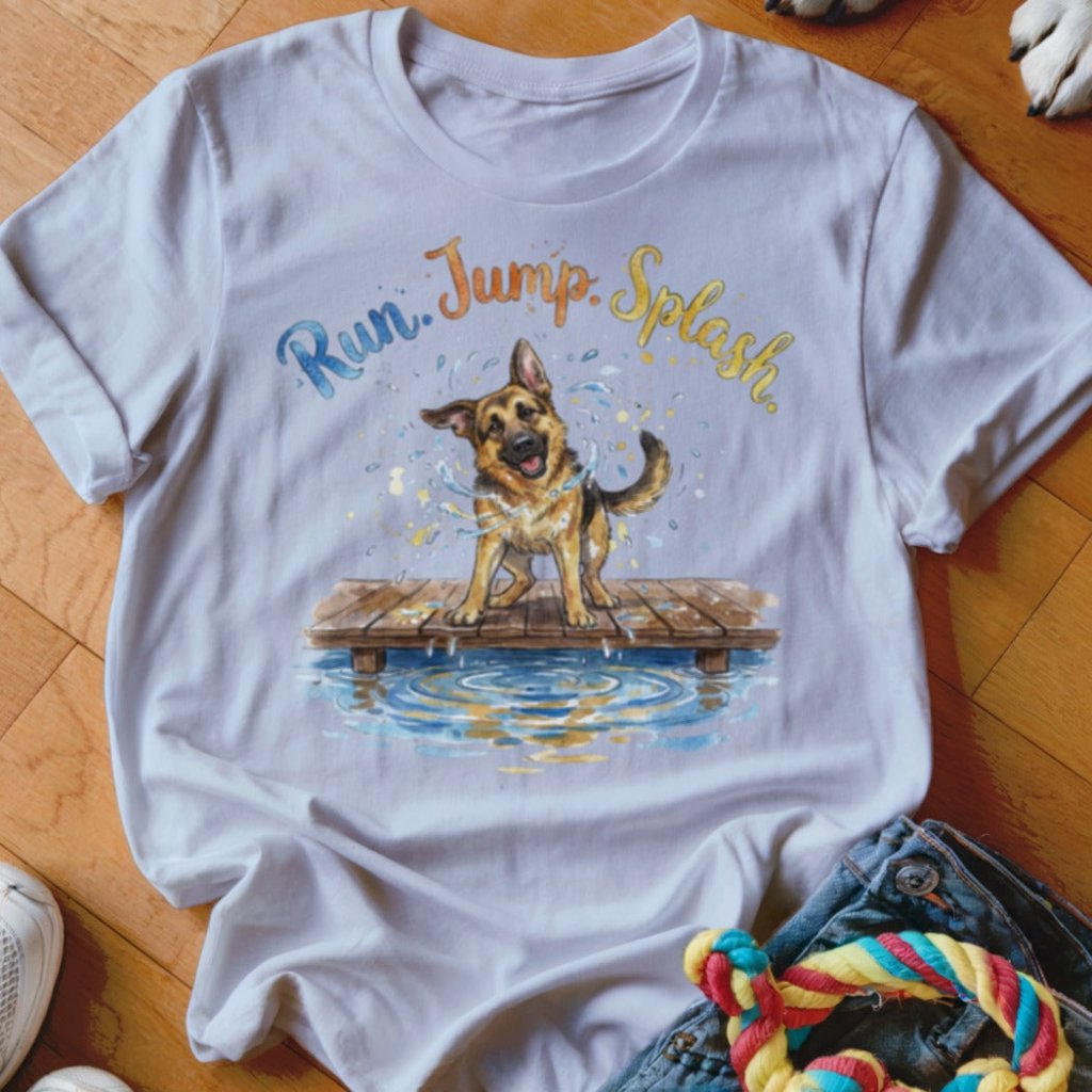 Run Jump Splash Shirt - The Pawsitive Initiative