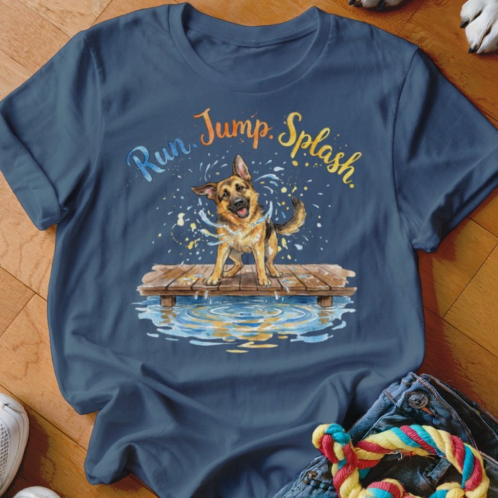 Run Jump Splash Shirt - The Pawsitive Initiative