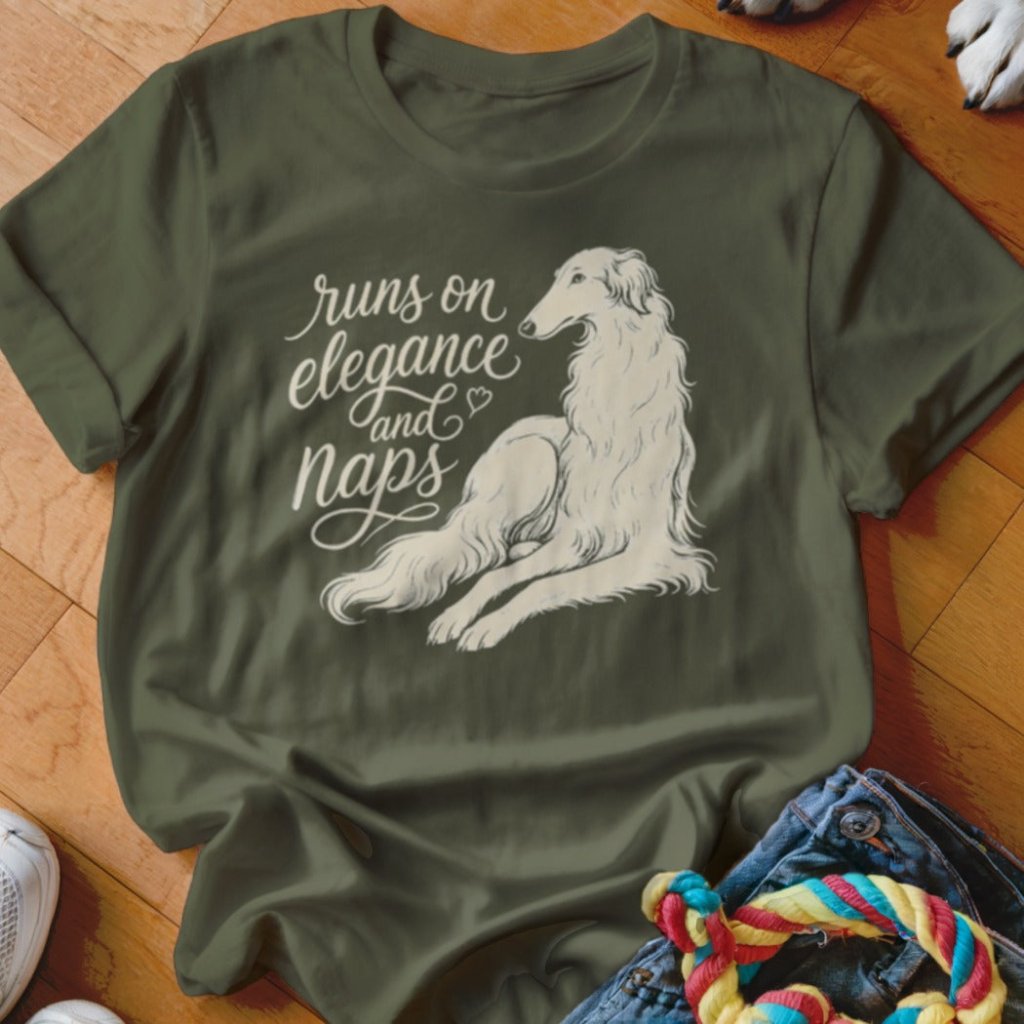Runs On Elegance Shirt - The Pawsitive Initiative