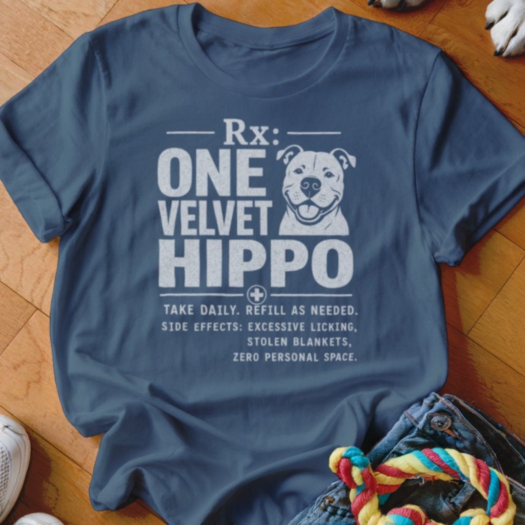 Rx One Velvet Hippo Shirt - The Pawsitive Initiative