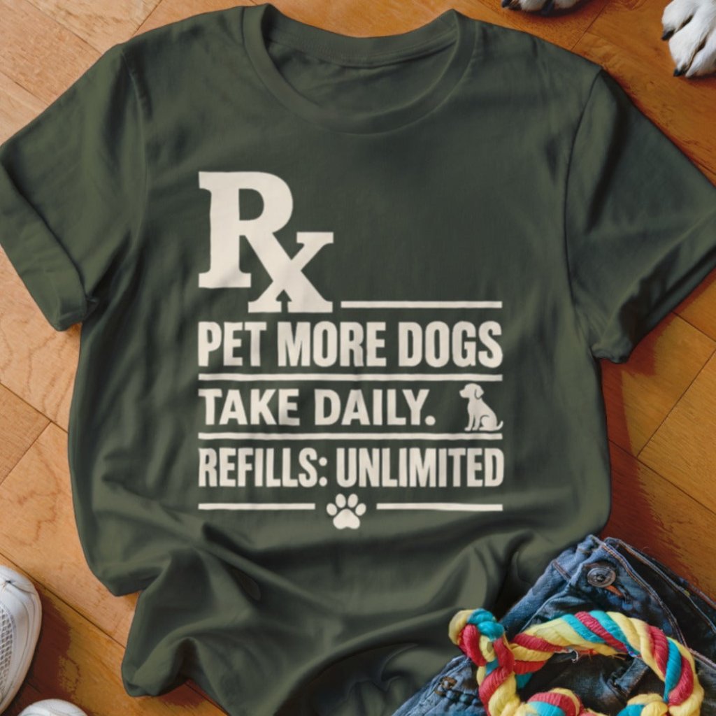 Rx Pet More Dogs Shirt - The Pawsitive Initiative