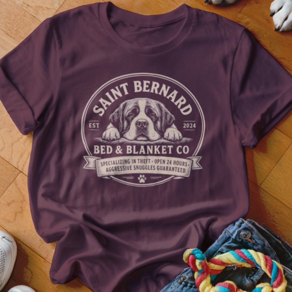 Saint Bernard Bed & Blanket Co Shirt - The Pawsitive Initiative